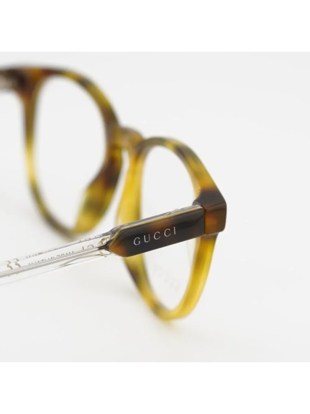 Gucci GG0491O 003 Eyeglasses Havana 49mm Round Frame